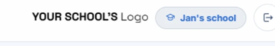 Zoom: your school logo spot